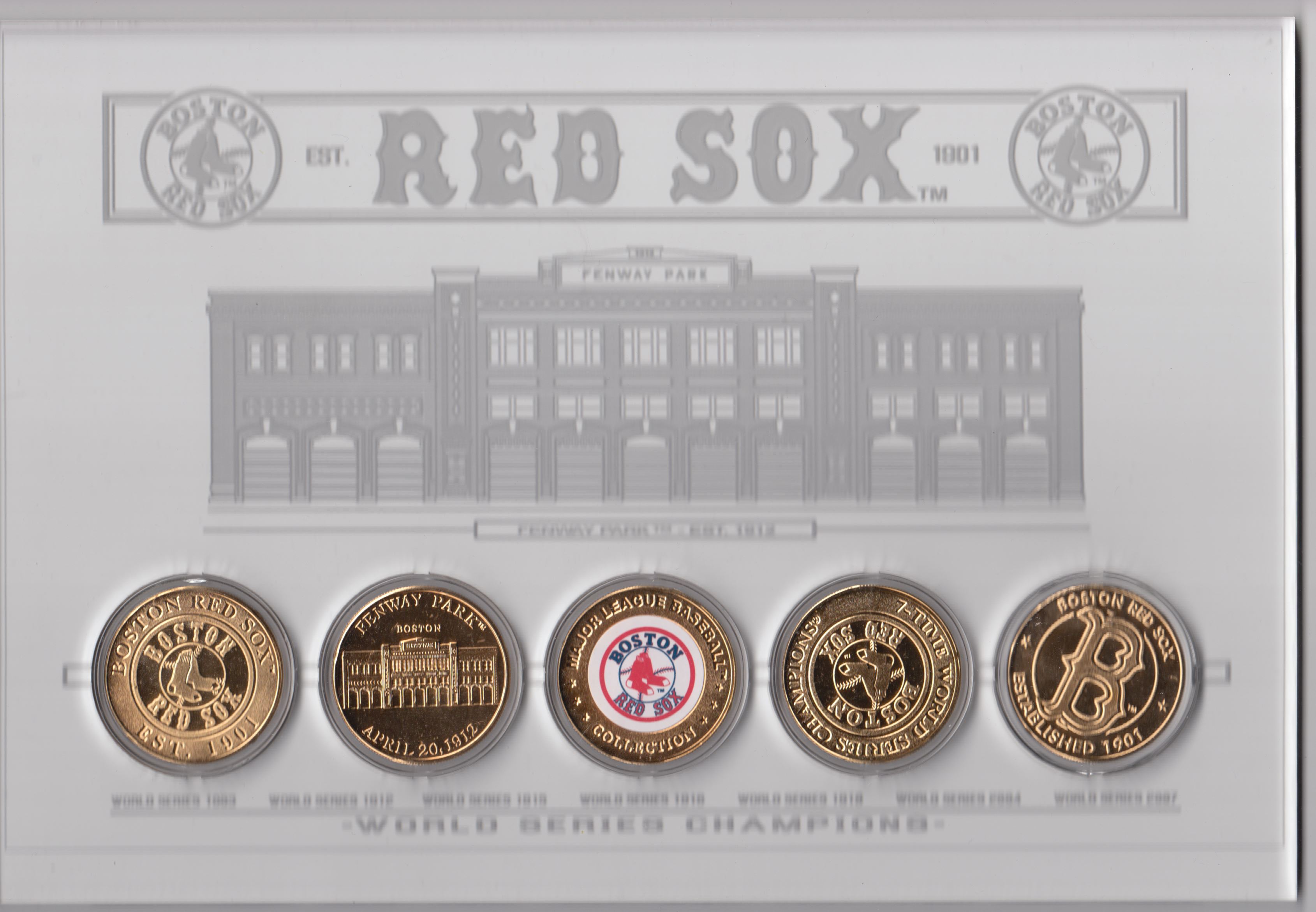 2013 ワールドシリーズチャンピオンメダル 2013 World Series Champions Commemorative Plaque Coins _ Boston