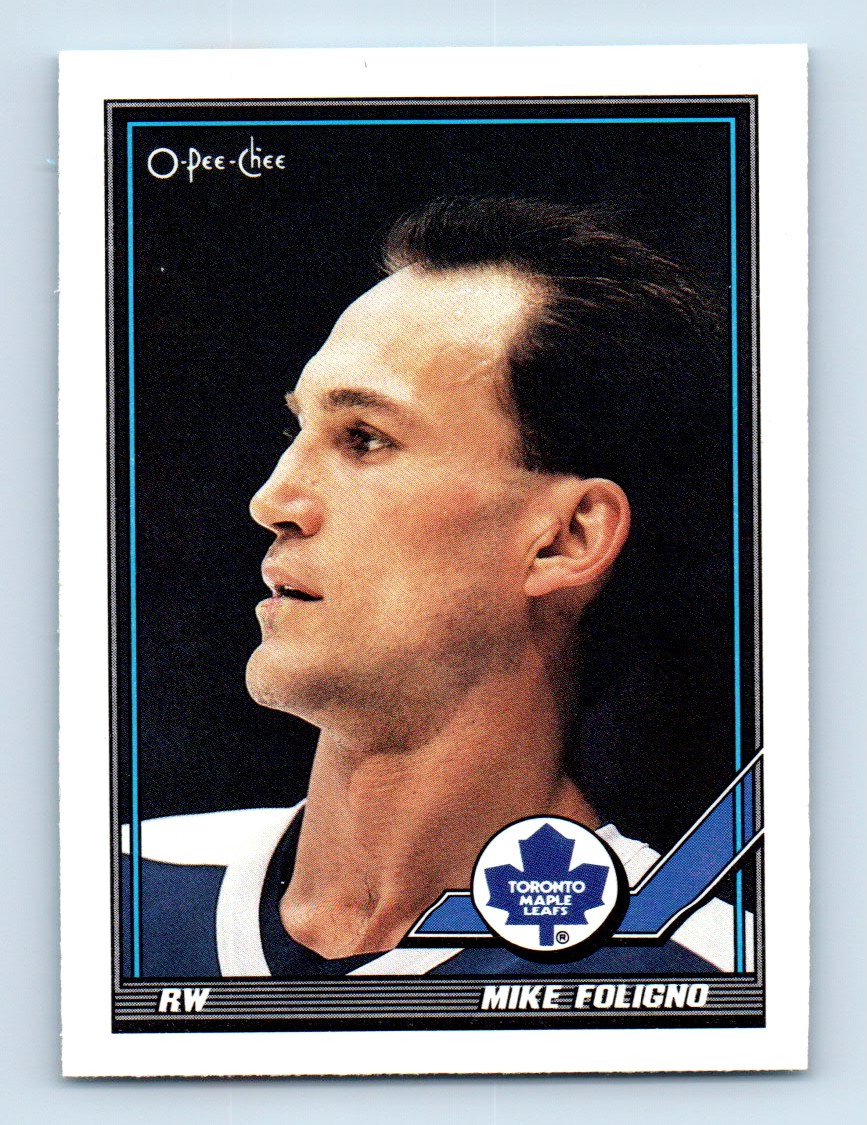 1991-92 O-Pee-Chee Mike Foligno #18 on Kronozio