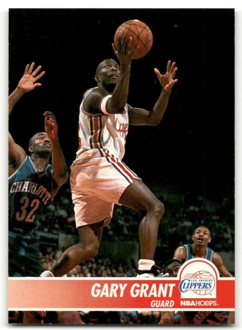 1994-95 NBA Hoops Basketball Card Gary Grant #92 Los Angeles