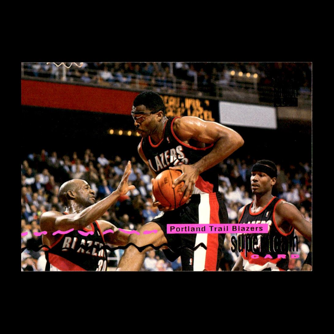 NBA SUPER TEAM 1993-94 Topps Portland Trail Blazers #22 R328E 54