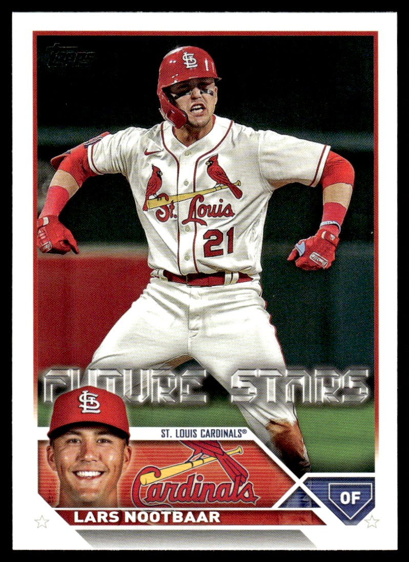 Lars Nootbaar 2023 Topps Series 2 | Future Stars Card #455 St