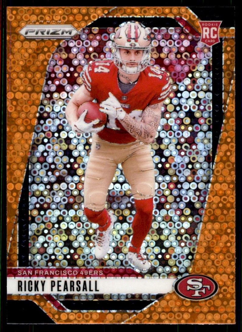 2024 Panini Prizm Orange Disco Ricky Pearsall RC San Francisco 49ers #383