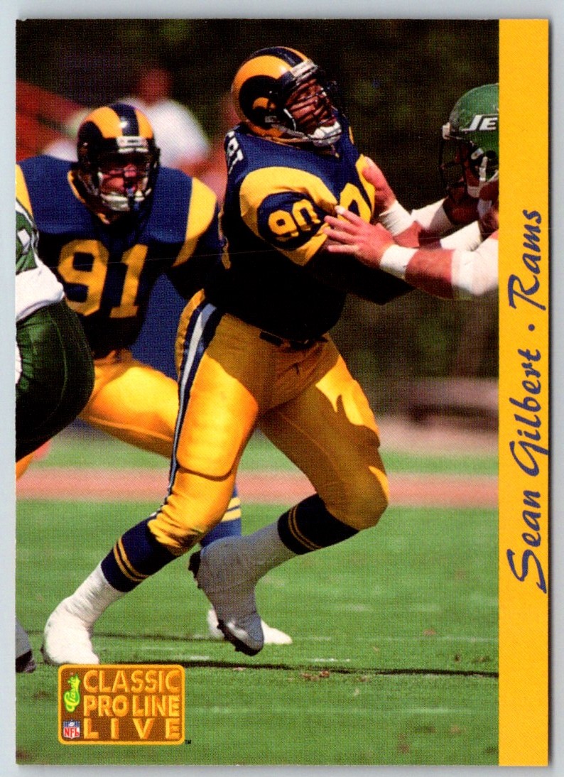1993 Pinnacle Team Cortez Kennedy/Sean Gilbert #9 card back image
