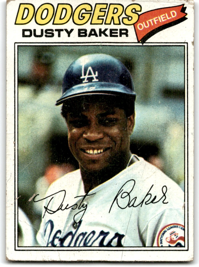 1977 TOPPS DUSTY BAKER LOS ANGELES DODGERS #146