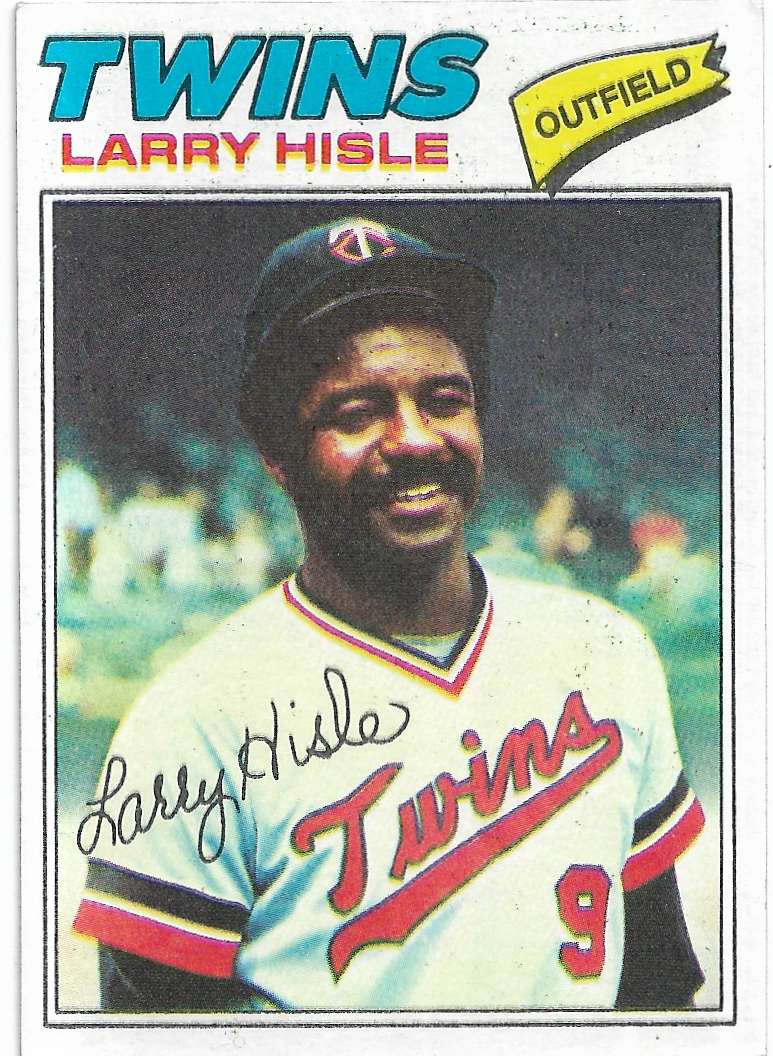 1977 Topps Larry Hisle #375 card front image
