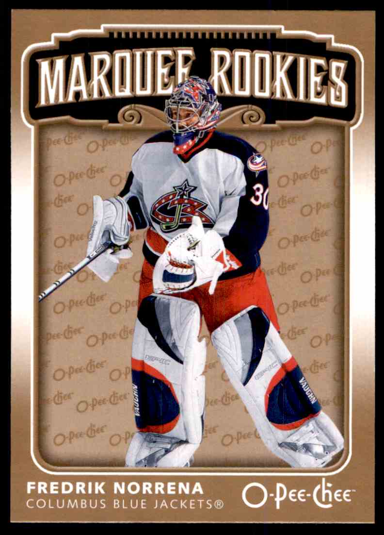 2006-07 O-Pee-Chee Fredrik Norrena #542