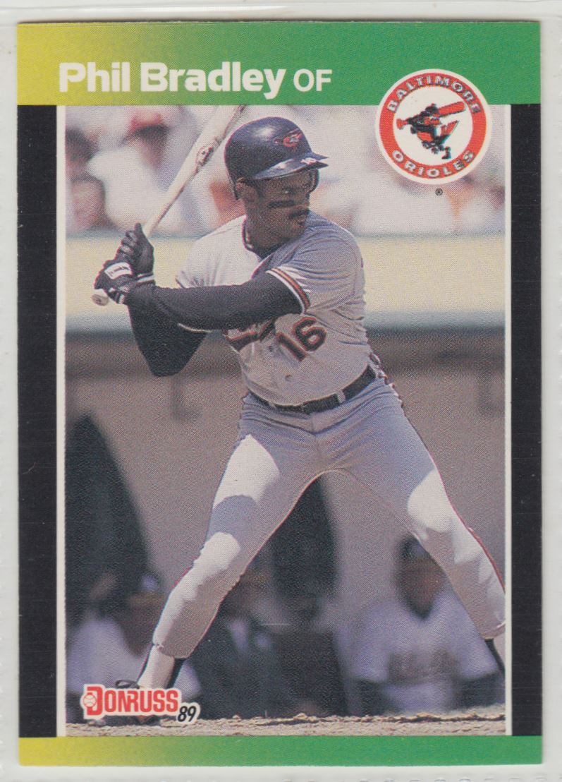 1989 Donruss Baseball's Best Phil Bradley #198 card front image