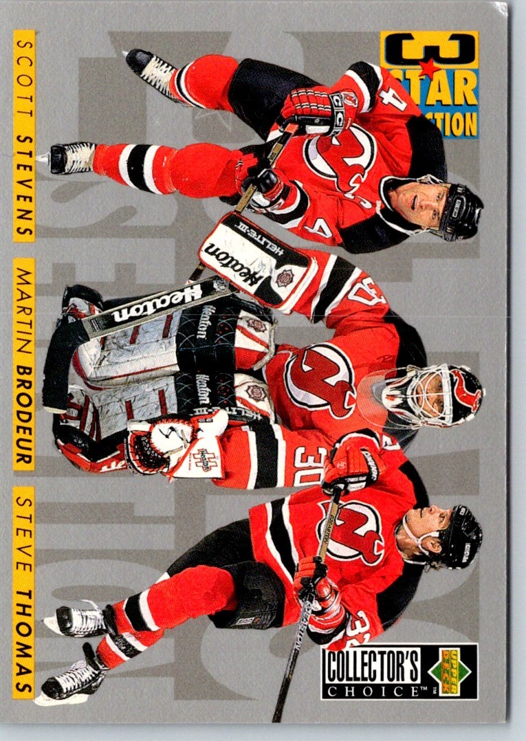 1994-95 Upper Deck Be a Player Autographs Martin Brodeur #3 card back image