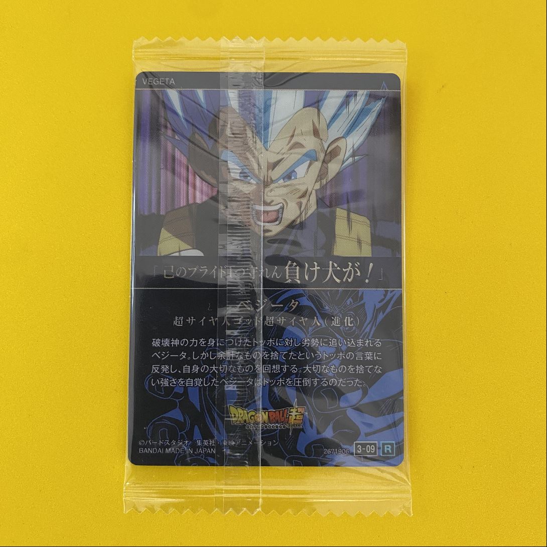 2023 Dragon Ball Super Itajaga Vol 3-09 R Vegeta Super Saiyan God SS Evolved card back image