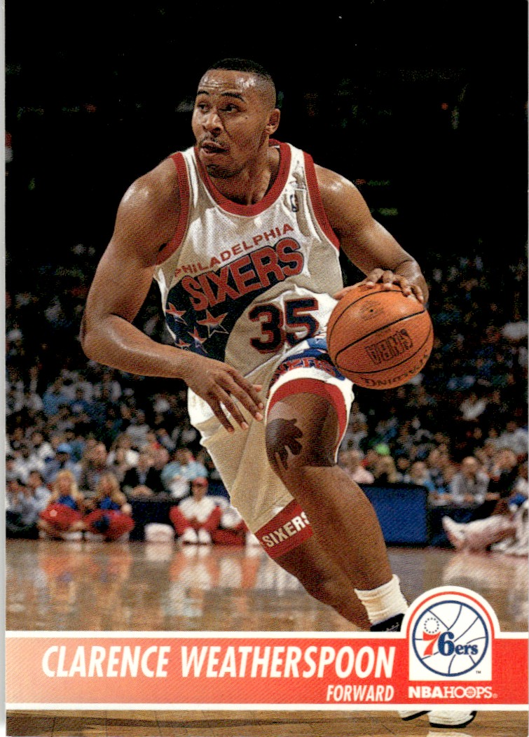 1994-95 NBA Hoops Basketball Card Clarence Weatherspoon