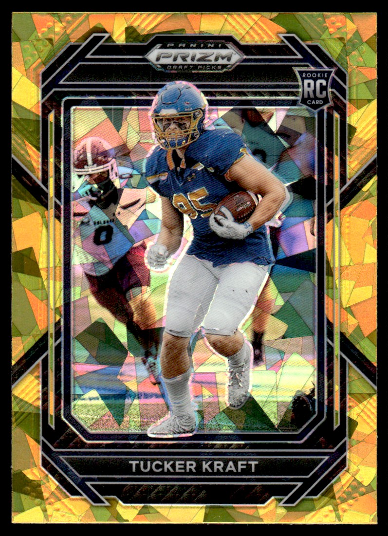2023 Panini Prizm Draft Picks Prizms Gold Ice Tucker Kraft Rookie