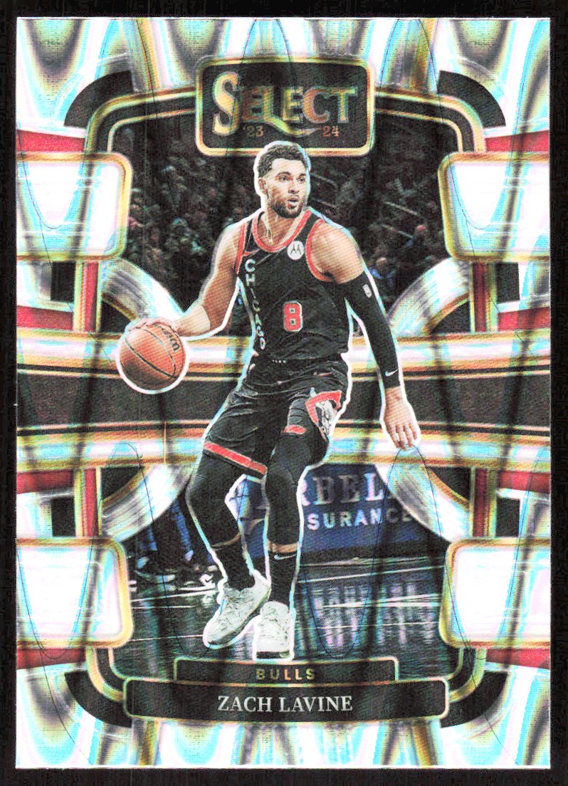 2023-24 3223C Panini Select TECTONIC PRIZM Zach LaVine Chicago