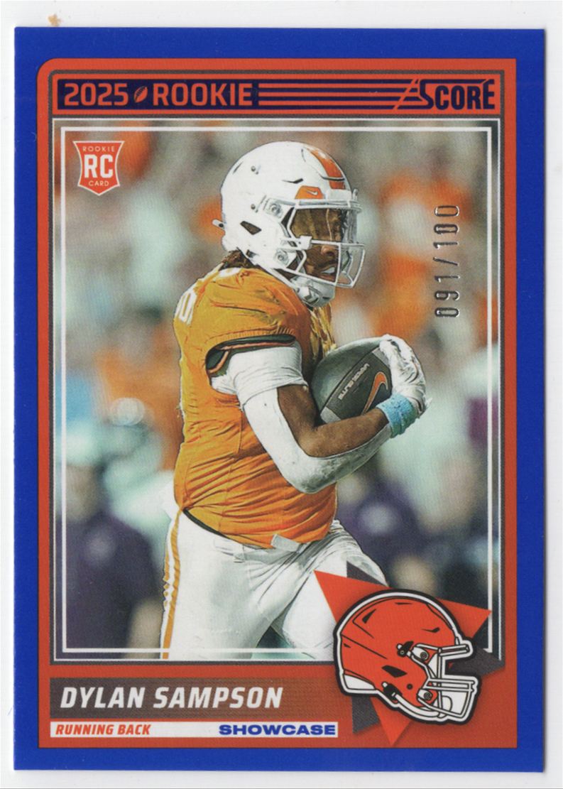 2025 Panini Score Showcase Dylan Sampson RC /100 Cleveland