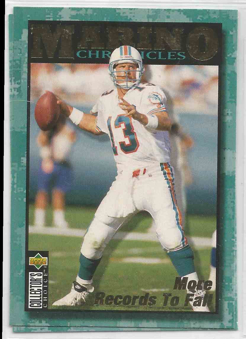 Dan Marino 1995 Collectors Choice Players Club #347 Miami Dolphins