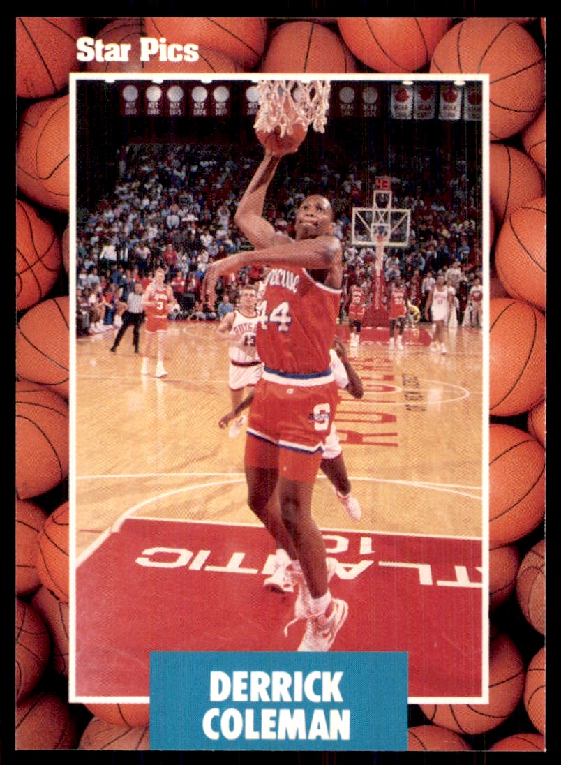 1990-91 Star Pics Derrick Coleman Syracuse Orangemen #43 | eBay