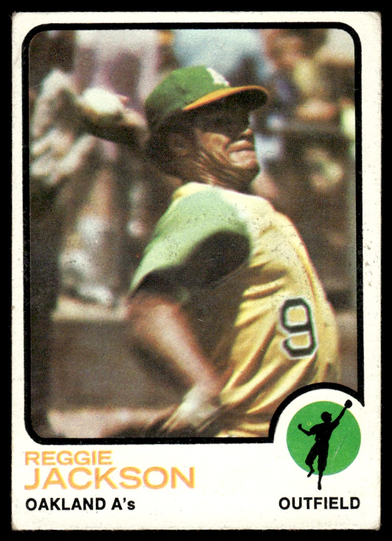 1973 Topps Reggie Jackson #255 card front image