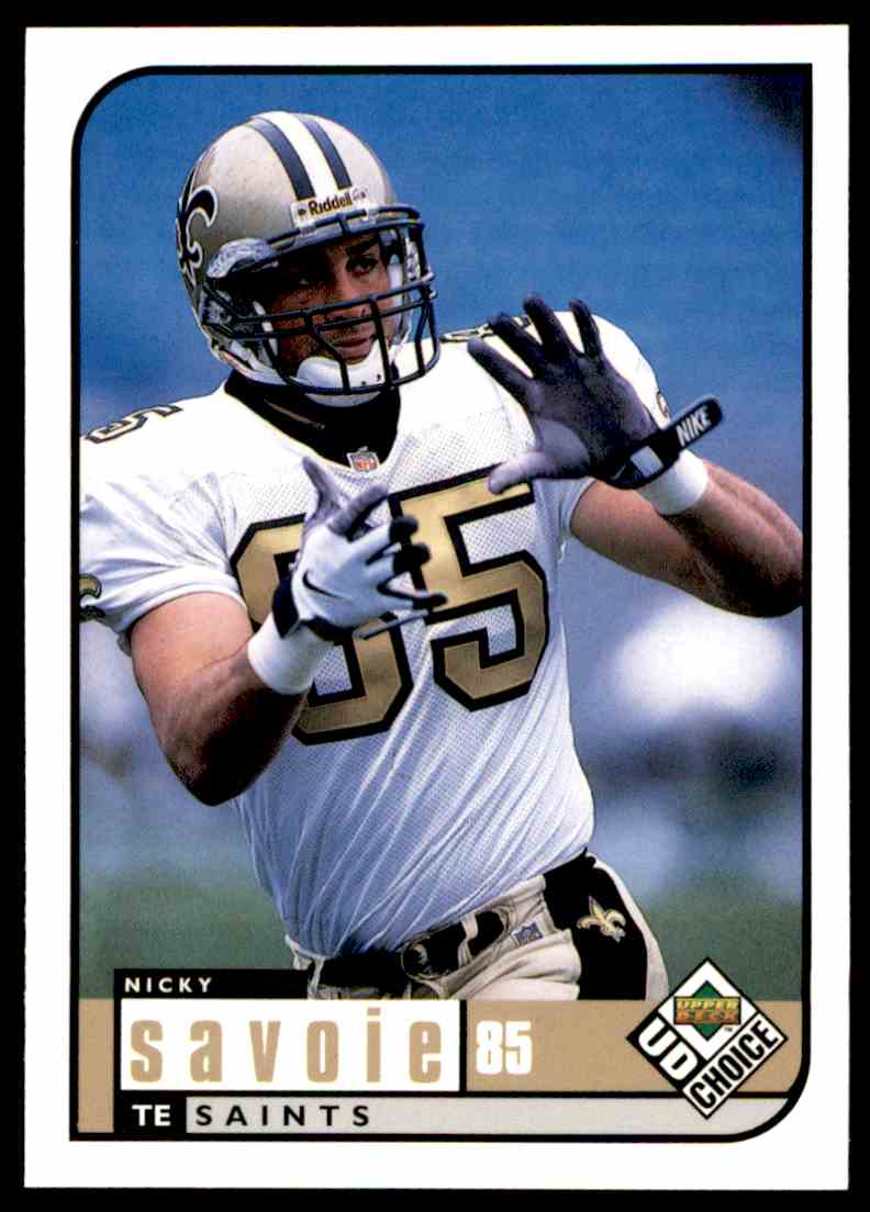 1998 UD Choice Nicky Savoie #105 on Kronozio