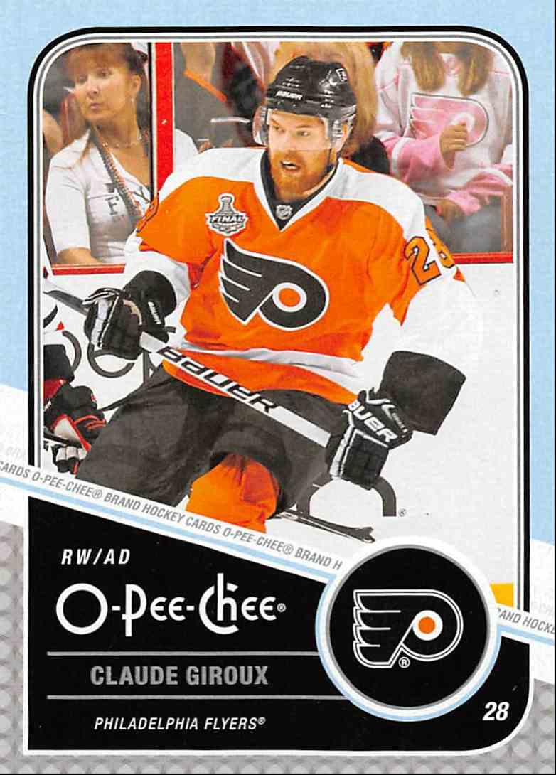 2011-12 O-Pee-Chee Playoff Beard Claude Giroux #10