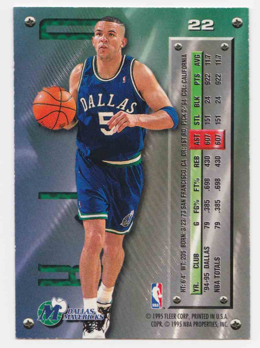 1996-97 Fleer Metal Jason Kidd #22 on Kronozio