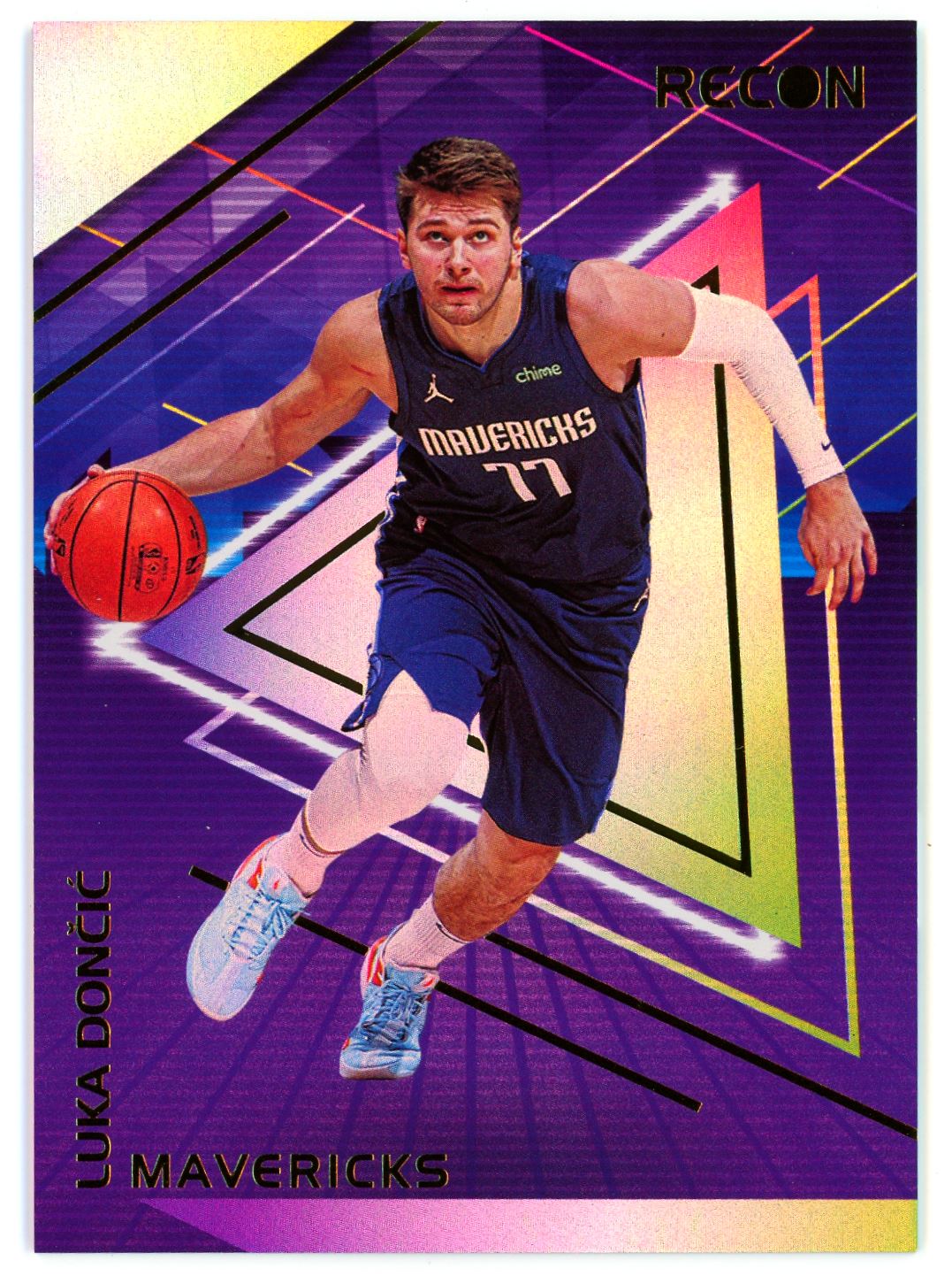 2021-22 Panini Prizm Optic 75 Years of the NBA Luka Doncic #26 on