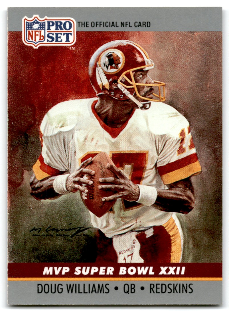 1990 Pro Set Super Bowl MVP Doug Williams #22 on Kronozio