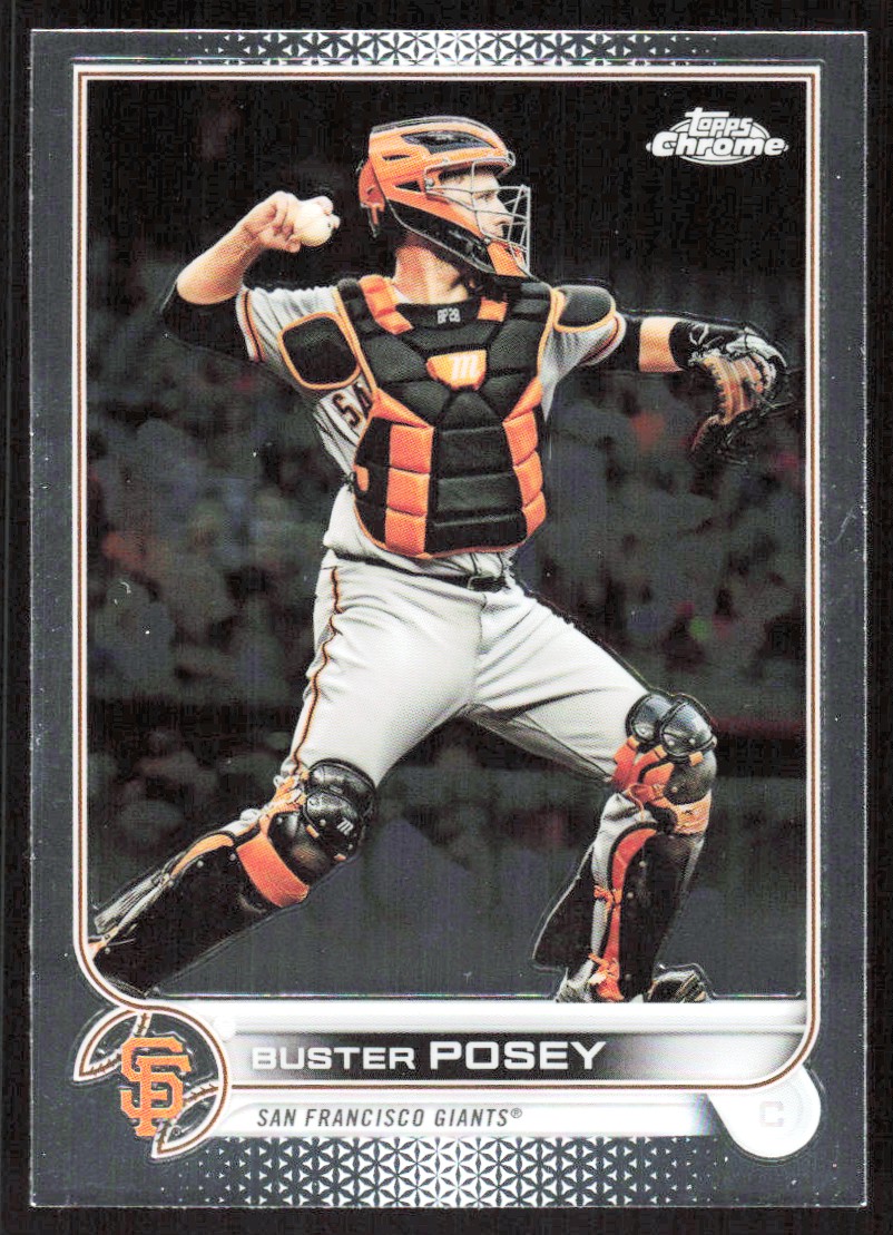 2022 4675A Topps Chrome Buster Posey San Francisco Giants #95 | eBay