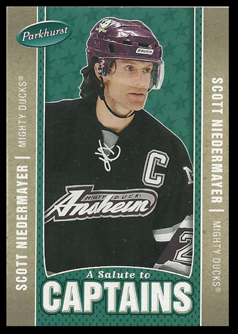 2005-06 Parkhurst A Salute To Captains Scott Niedermayer #501