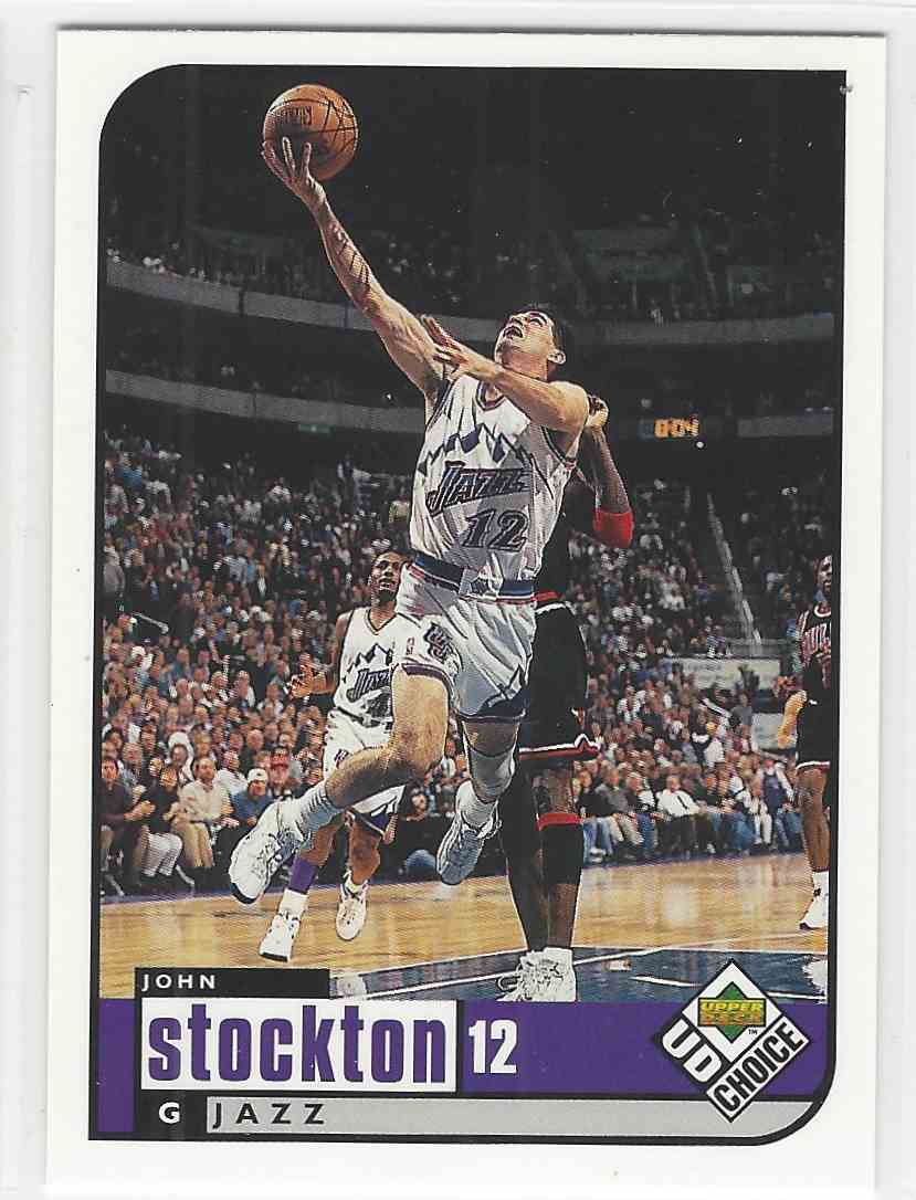 1998 99 Upper Deck UD Choice John Stockton 142 On Kronozio