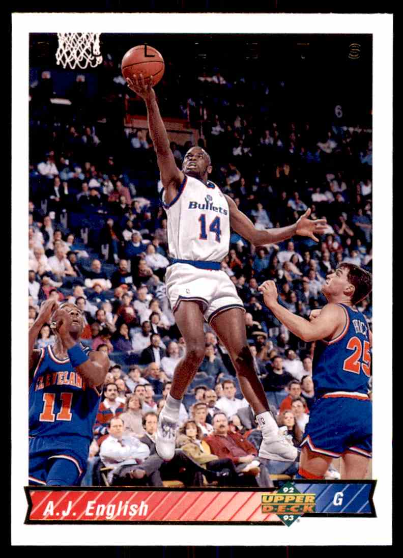 1992-93 Upper Deck NBA A.J. English #208