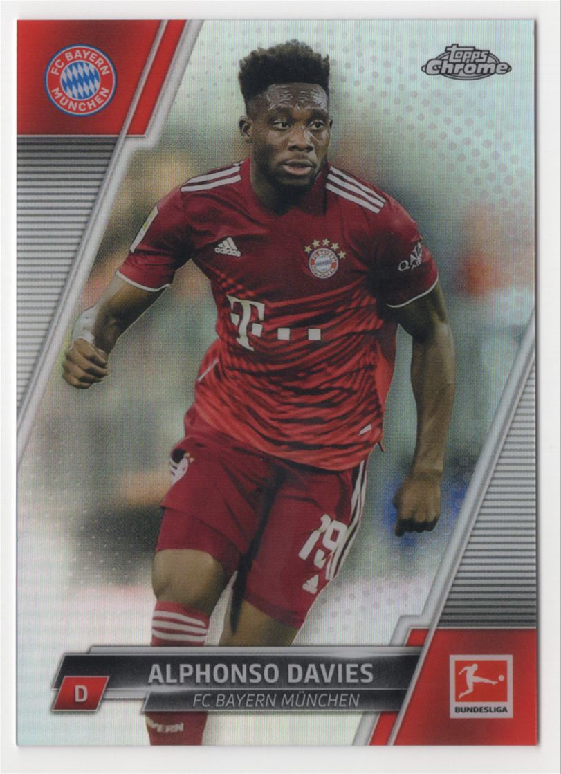 2022 Topps Chrome Bundesliga Alphonso Davies #82 on Kronozio