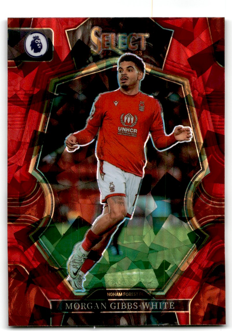 2022 -23 Panini Select EPL Red Ice Panini Prizm World Cup Morgan