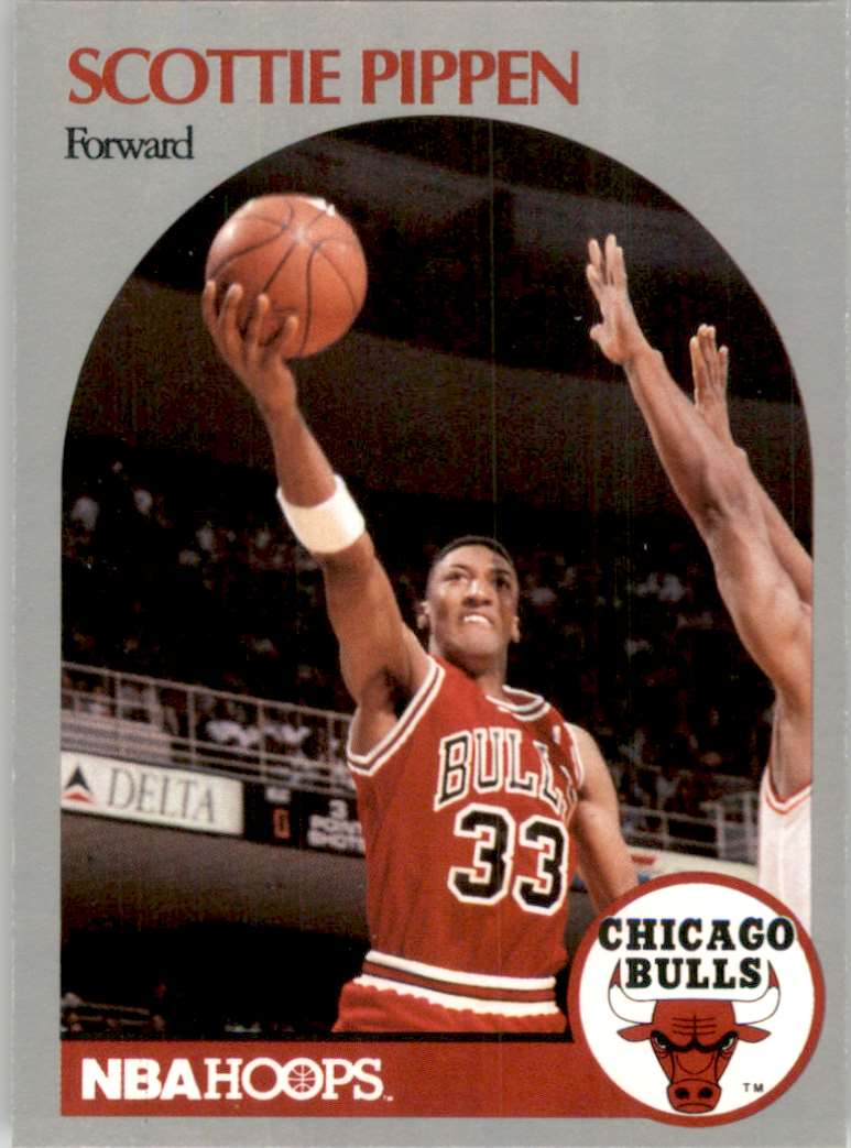1990-91 Hoops Scottie Pippen #69 card front image