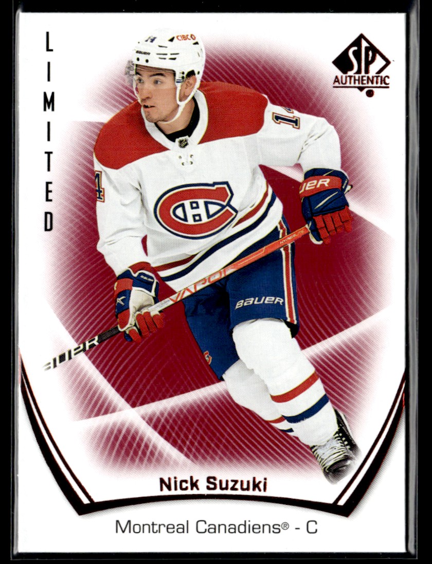 2021-22 SP Authentic limited red Nick Suzuki #55 | eBay
