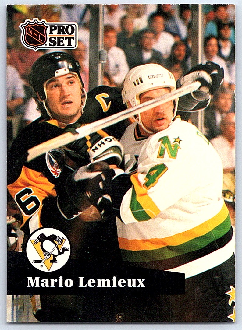 1991-92 Pro Set Mario Lemieux #194 on Kronozio