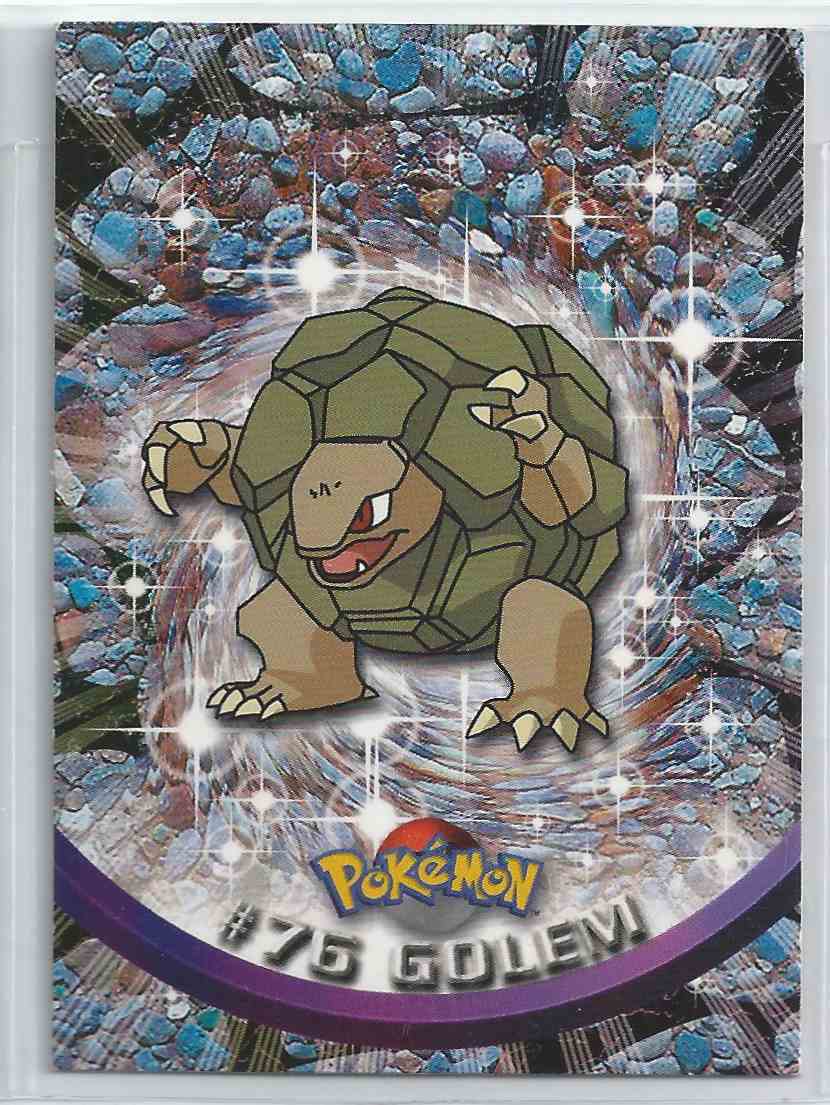 1999 Topps Pokemon Tv Animation Series Golem #75 on Kronozio