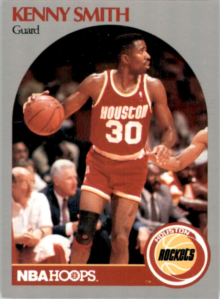 1990-91 Hoops Kenny Smith U #414 card front image