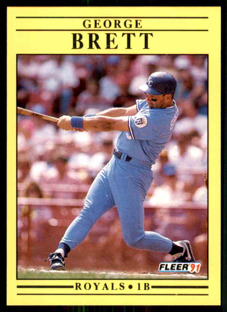 1991 Fleer George Brett #552