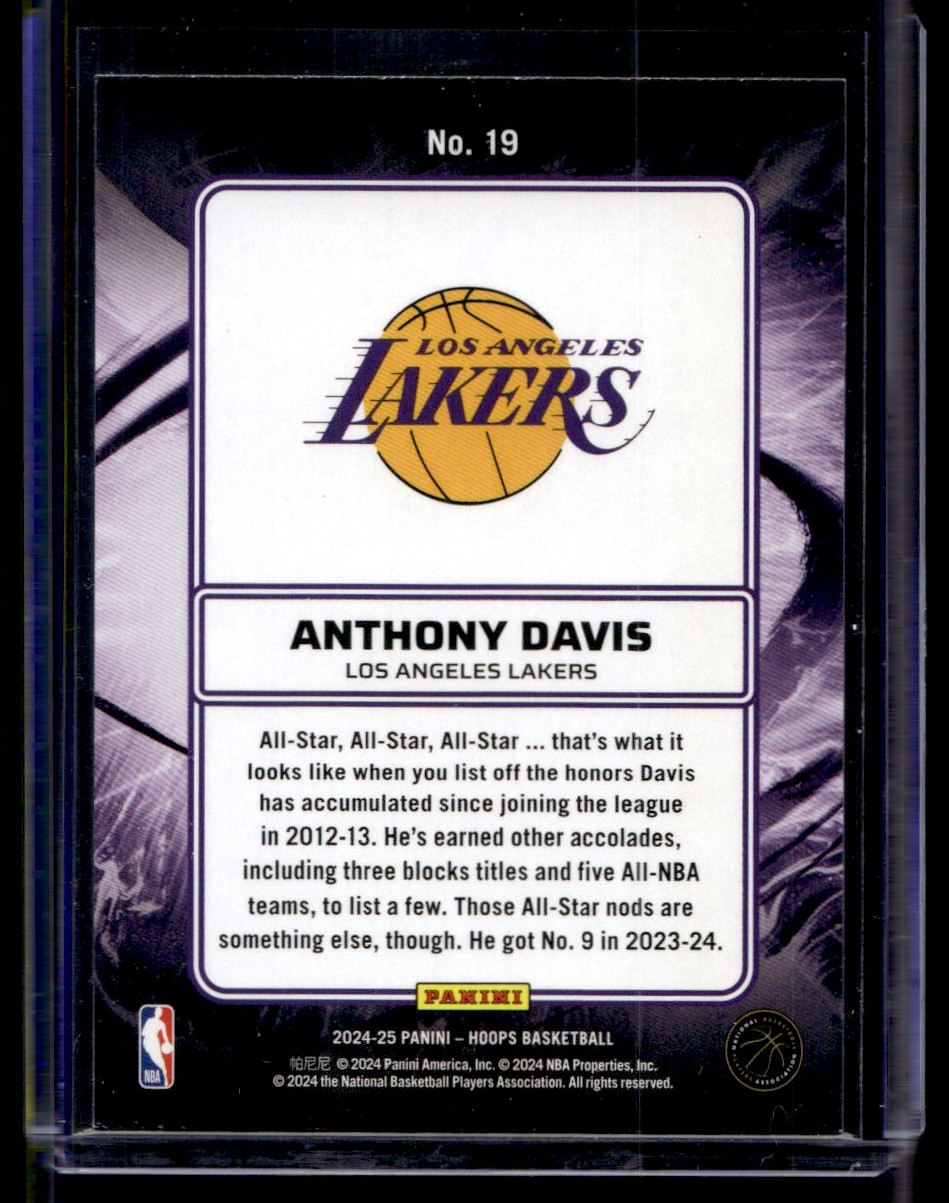 2024-25 Hoops Ignition Anthony Davis Los Angeles Lakers #19