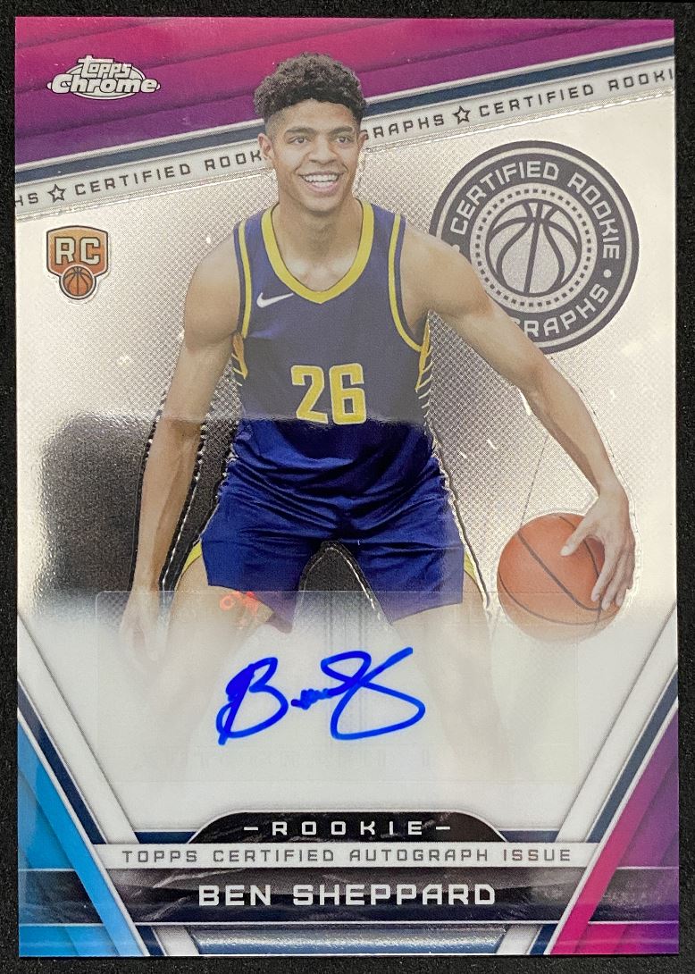 2024-25 Topps Chrome Ben Sheppard Rookie Auto | eBay