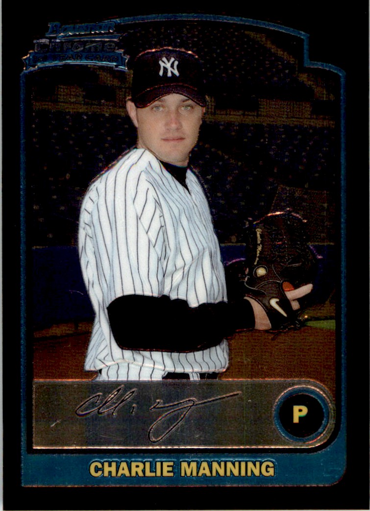 OZWNRT ブーファン　BoophamneMan TheCaudexMan 2003 BOWMAN CHROME - RC #242 CHARLIE MANNING NEW YORK