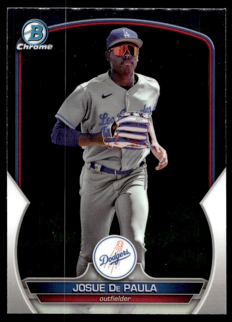 2023 Bowman Chrome Prospects Josue De Paula #BCP-172 on Kronozio