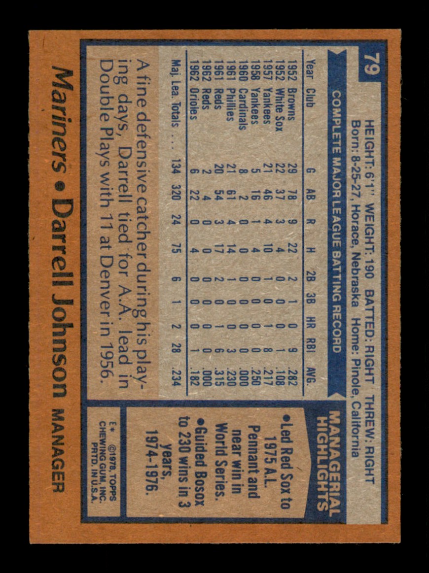 Topps Baseball #1-250 1978 - TÚ ELIGES - Completa tu conjunto - Imagen 158 de 499