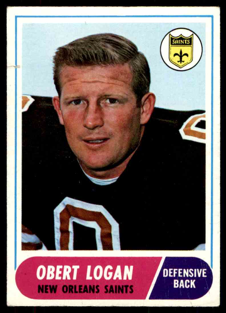 1968 Topps Obert Logan #4 on Kronozio