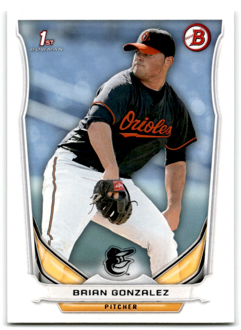 2014 Bowman Draft Picks & Prospects Brian Gonzalez #DP85