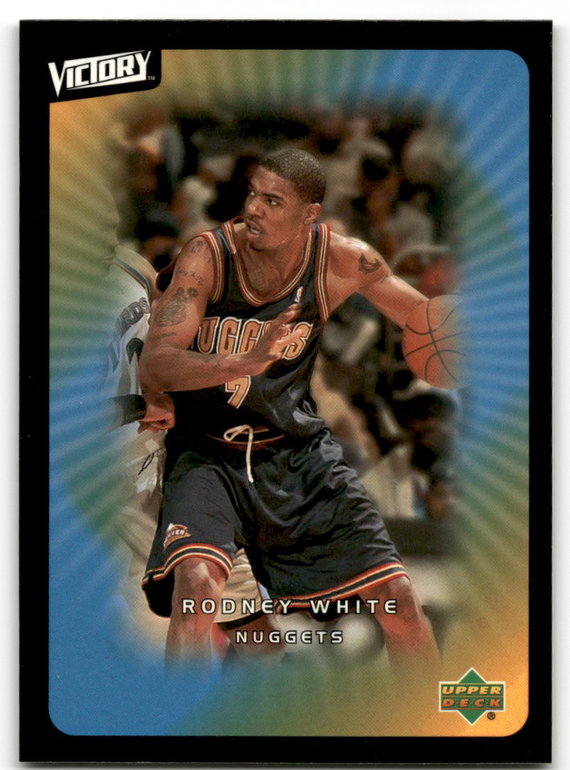 2003-04 Upper Deck Victory Basketball Card Rodney White #20 Denver
