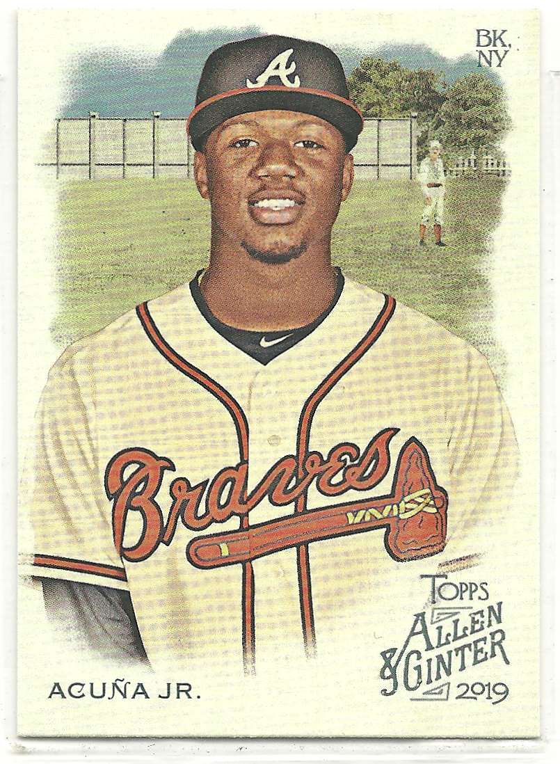2019 Topps Allen & Ginter Ronald Acuna, JR. #25