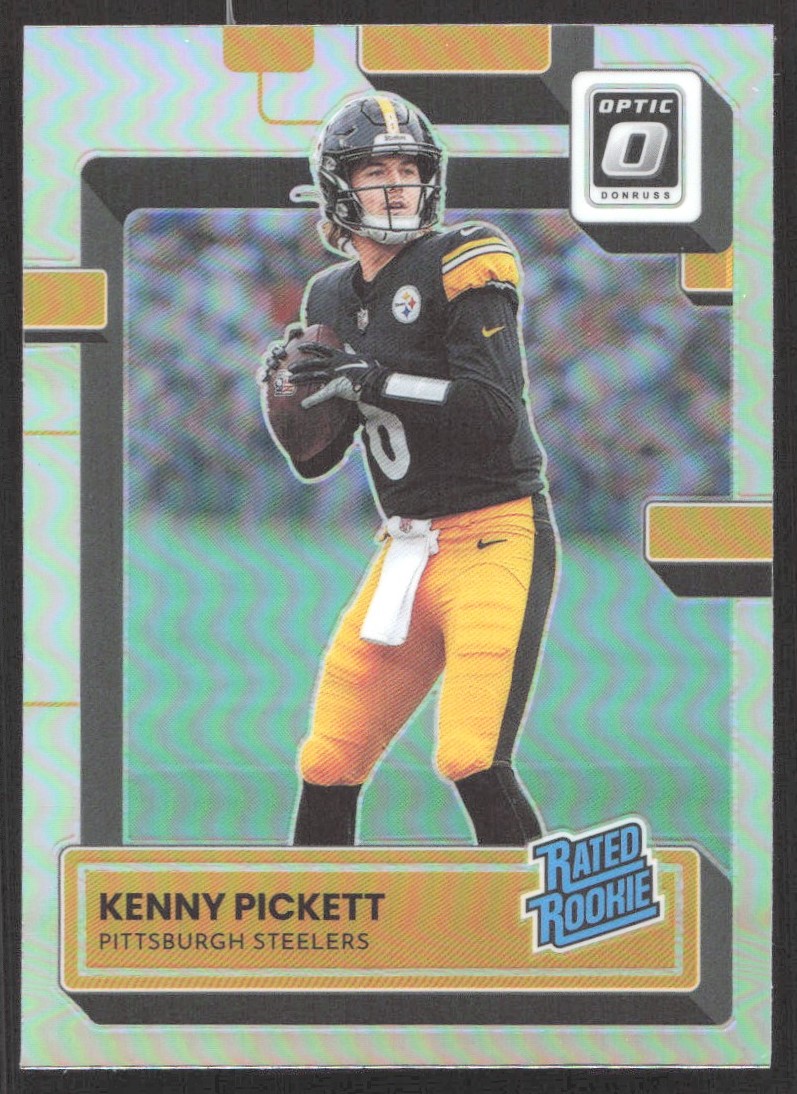 2022 Donruss Optic Kenny Pickett Sliver 201 on Kronozio