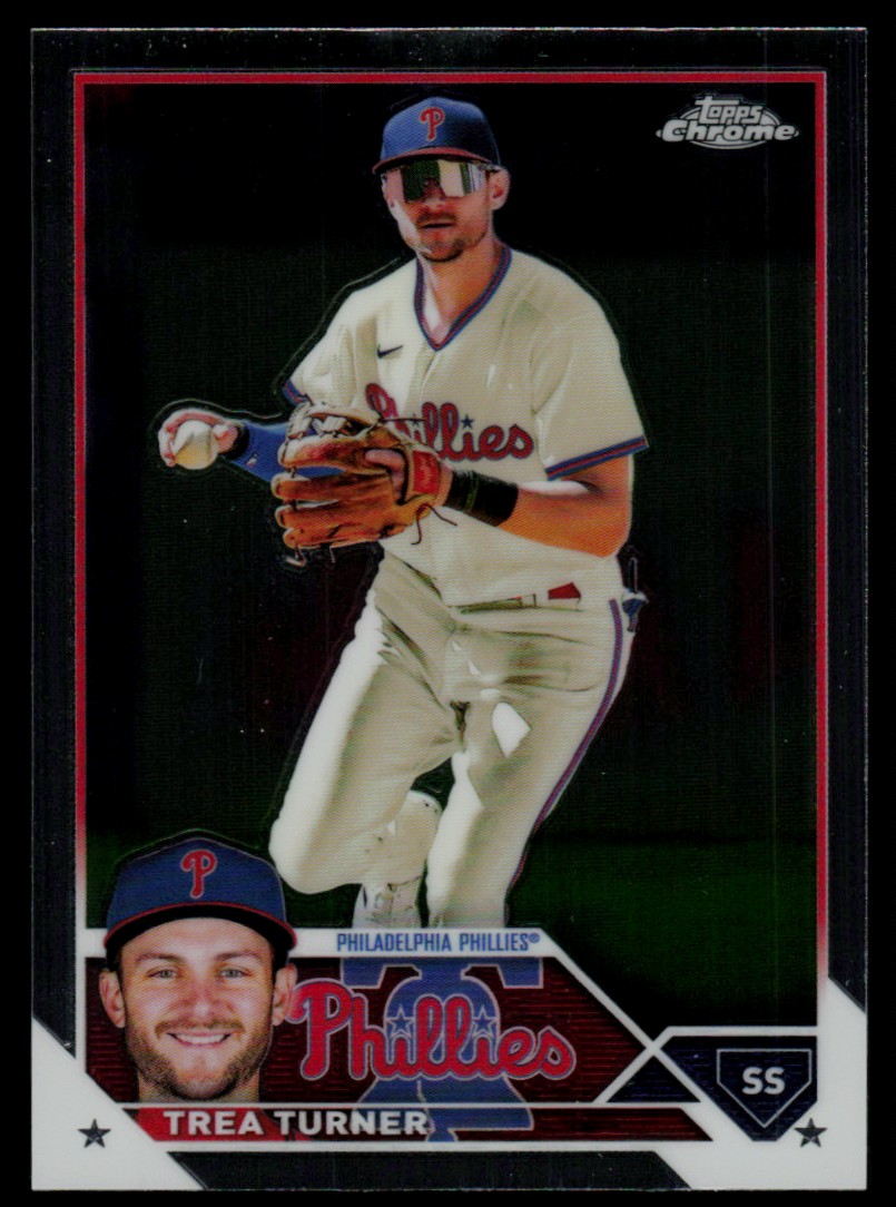 2023 TOPPS NOW WBC-68 TREA TURNER - TIES WBC RECORD WITH 5TH