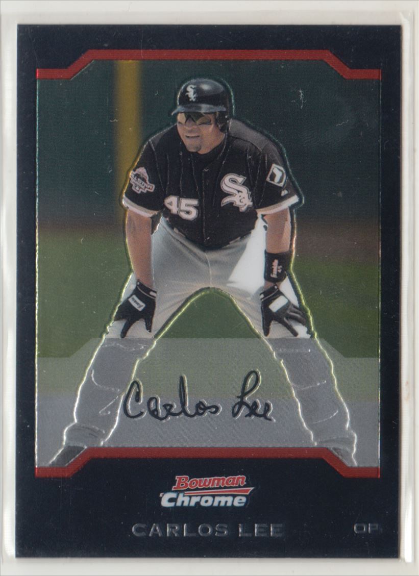 2004 Bowman Chrome Carlos Lee #79