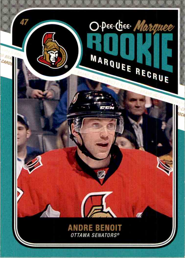 2011-12 O-Pee-Chee Marquee Rookie Andre Benoit #567